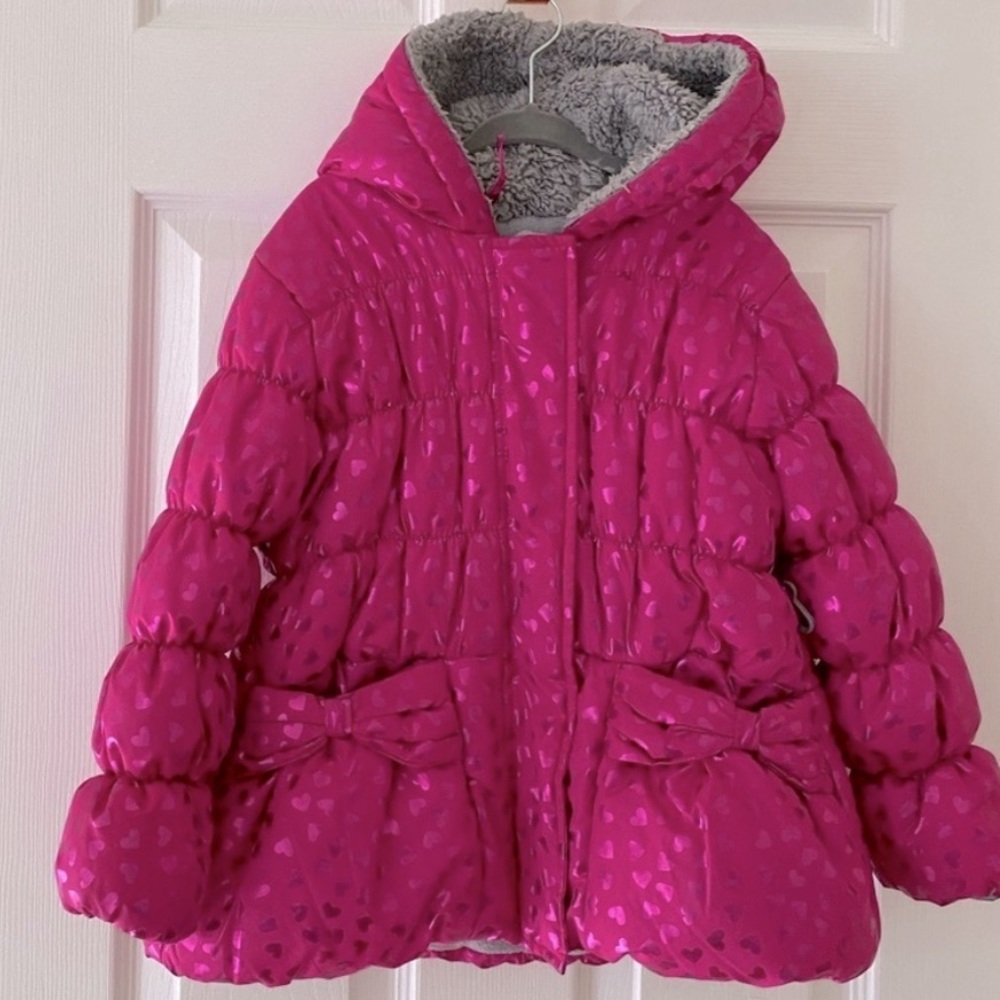 Hot Pink Winter Jacket Kids